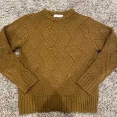 ※極美品※ INHERIT インヘリット　 ニット　　長袖　茶色　 ブラウン