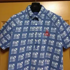 ルコック ゴルフ 総柄 ストレッチ ポロシャツ le coq sportif