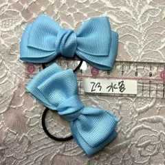 キッズヘアゴムリボン