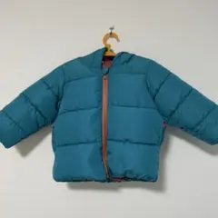 80 フード付き中綿コート　ダウンジャケット