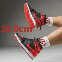 ナイキ ウィメンズ エアジョーダン1 ハイ OG サテンブレッド 28cm