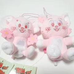 トムとジェリー　さくらマスコット　2点セット