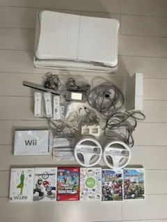 [ジャンク品]Wii本体 + ゲームソフト6本セット
