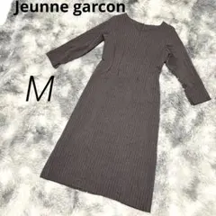 Jeunne garcon ピンストライプ 長袖ワンピース M