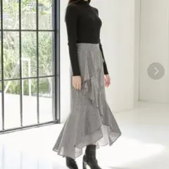 SNIDEL ラッフルマーメイドティアードスカート S♡のサムネイル