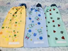 おりこうエプロン☆一重タオルエプロン☆スターかえるトランプ