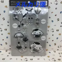 サンリオ　シナモロール（シナモン）　デコレーションセット　モノトーン　白黒