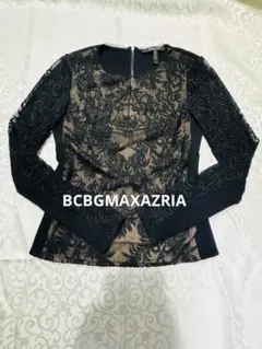 【美品】BCBGMAXAZRIA 長袖 レース トップスのサムネイル