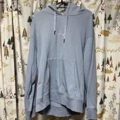 カンゴール KANGOL パーカー 古着 ゆったり 長袖 M 青 ブルー 春のサムネイル