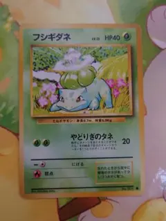 ポケモンカード旧裏　フシギダネ　やどりぎのたね　希少　マークあり