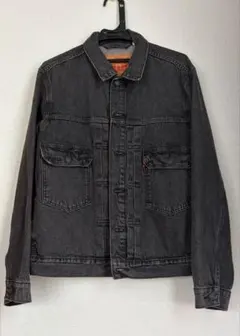 本日最終出品日Levi's デニムジャケット ブラック Mサイズのサムネイル