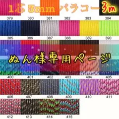 ぬん様専用ページ✿３mパラコード✿２本