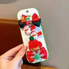 クリスマス ヘアピンセット 5個セット