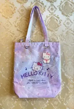 ハローキティ　A4トートバッグ　レインボー　新品