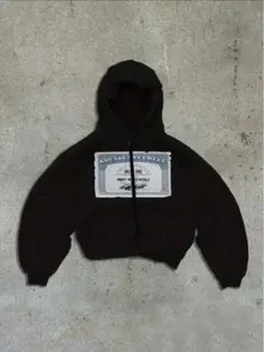 archive opium y2k 00s ジップフーディー　短丈