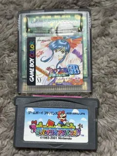 サクラ大戦GB スーパーマリオアドバイス GBソフト2点セット