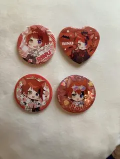 すとぷり 莉犬くん 缶バッジ4点セット