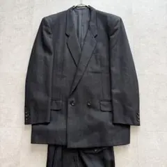 25232✨コムデギャルソンオム セットアップ ダブルスーツ ブラック 