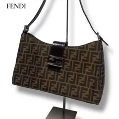 【美品】FENDI ズッカ柄 FFワンショルダーバッグ ブラウン　y2k