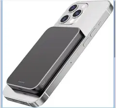 業界初のチタン金属・14mmの超薄型Magsafe対応 モバイルバッテリー
