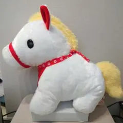 福招きの午ウルトラBIG　はくばちゃん　ぬいぐるみ　馬　縁起物　招福　干支　置物