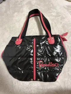 パラディーゾParadiso　バッグ　ふっくら中綿入りキルティングトート