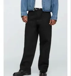 GAP super baggy denim 34/32スーパーバギー ブラック