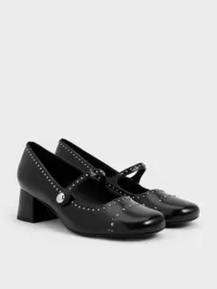 CHARLES & KEITH スタッズ メリージェーン パンプスのサムネイル