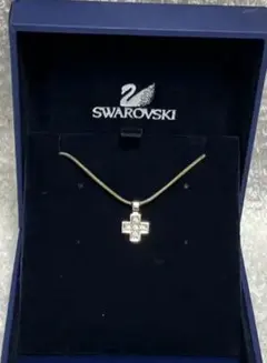 ★SWAROVSKI スワロフスキー ネックレス クロス クリスタル