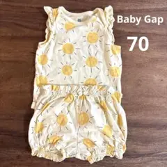 GAP オーガニックコットン　ロンパース 肌着　ブルマ　6-12ヶ月　70