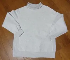 M/目無し/タートルネック/チャンピオン/リバースウィーブ/スウェット/グレー