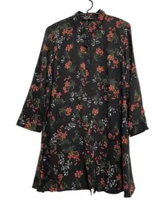 ⭐︎【美品】ZARA プレミアムデニムコレクション 花柄トップス⭐︎