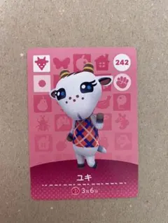 どうぶつの森 amiiboカード ユキ 第3弾 242 あつ森