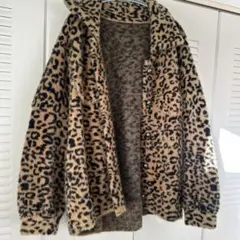 ヒョウ柄 ファーコート レオパード テーラードY2K パンク グランジ
