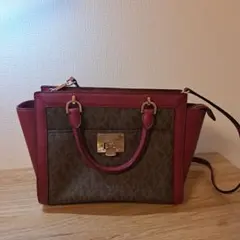 Michael Kors ショルダーバッグ ブラウン/ワイン