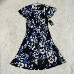 新品未使用 ローレン ラルフローレン ワンピース 花柄 size S〜M　8号