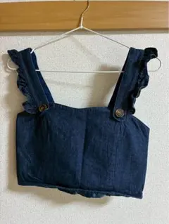 オリーブデオリーブ　ダークデニムセットアップ　３点