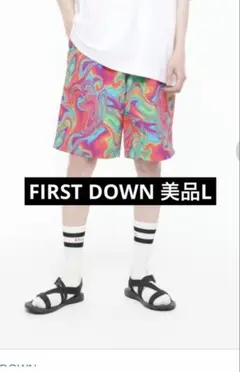 FIRST DOWN Lハーフパンツ美品