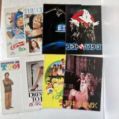 映画パンフレット　8冊まとめ売り　洋画　昭和　外国映画