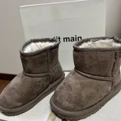 petit main ブラウン ベビーブーツ　14cm