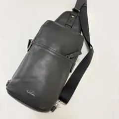 希少✨ポールスミス ボディバッグ オールレザー　斜め掛け