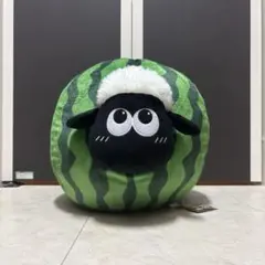 新品☆ひつじのショーン ベビーショーン ぬいぐるみ スイカBIG ⚠️圧縮せず発送のサムネイル