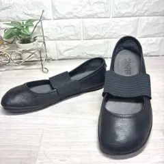 CAMPER フラットシューズ ブラック 39 CAMPER ブラック フラットシューズ 39 難あり - メルカリ