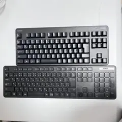ELECOM キーボード2点セット TK-FDM105/TK-FDM110
