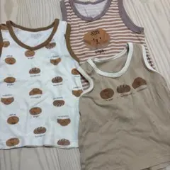 anpan タンクトップ 3枚セット 90cm