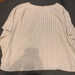 ストライプブラウス NATURAL BEAUTY BASIC M