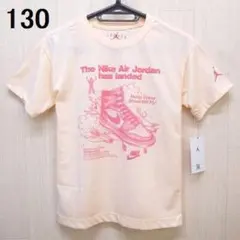 NIKE ナイキ エアジョーダン グラフィック 半袖Tシャツ 130cm ピンクのサムネイル
