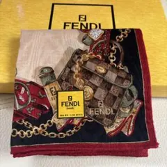 Fendi & Burberry ハンカチスカーフ 2枚セット - メルカリ