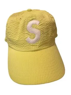 Supreme Seersucker S Logo 6-Panel シアサッカー