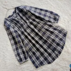 【a.v.v standard】 (M) 長袖チェックワンピース チュニック